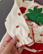 ستبیمارستانی دخترانه توت فرنگی برند ترک🇹🇷 کد ۹۳۲ - تصویر 4